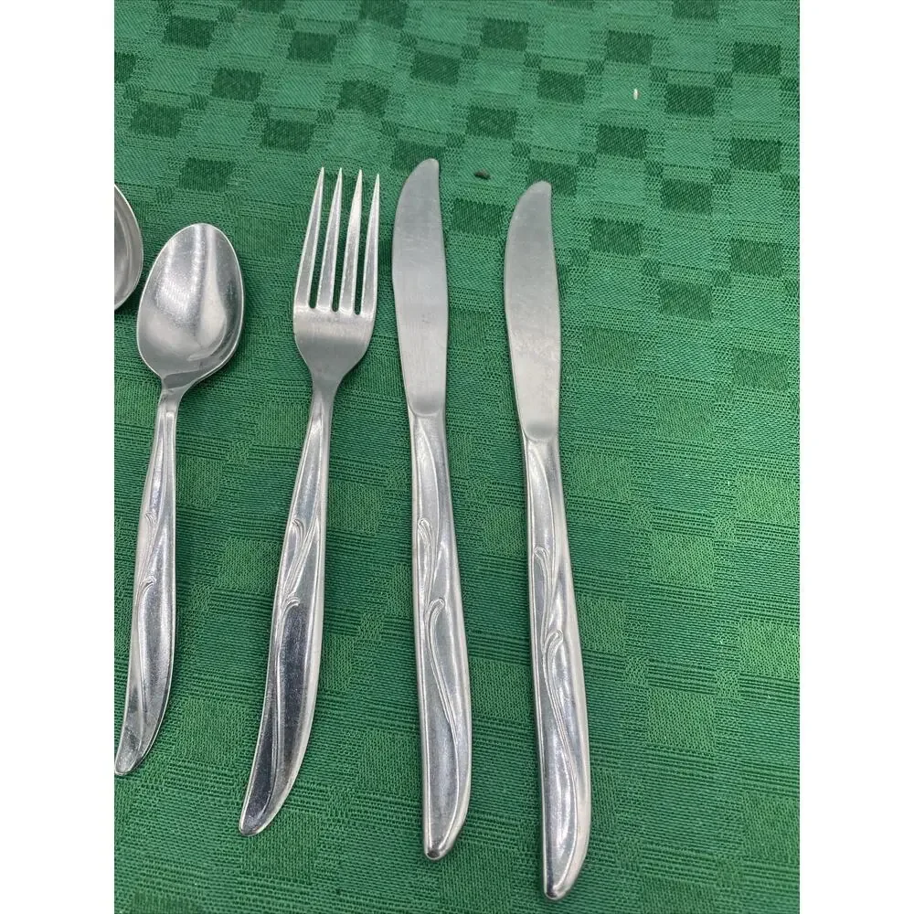 Superior Stainless USA Flatware Lot of 6-2/Butter Knives, 1/Spoon, 1/Fork, 2/Ser